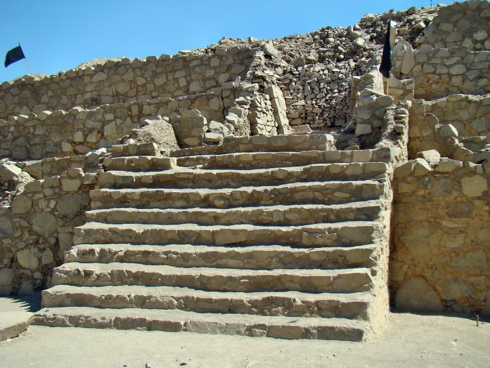 Ansicht einer Steintreppe