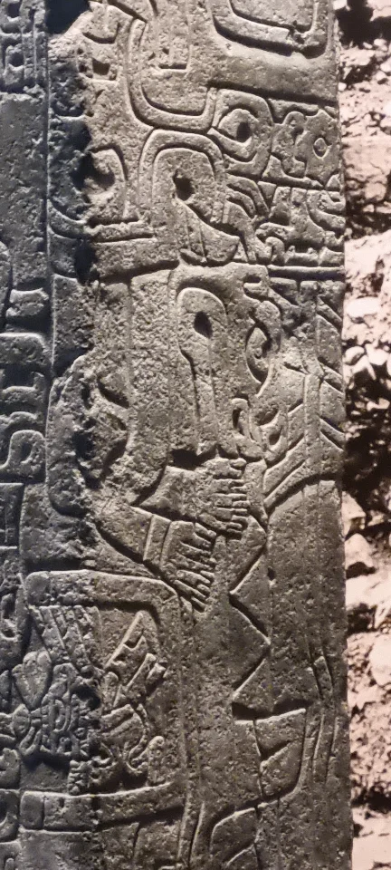 Alligator-Zeichnung des Tello-Obelisken